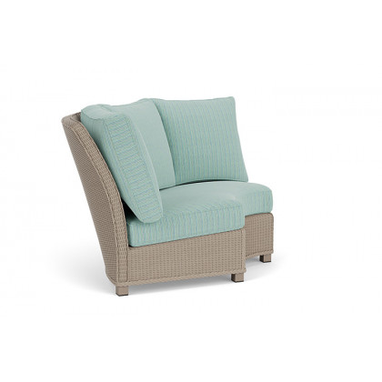 Lloyd Flanders™ Hamptons Wedge Corner Sectional - French Beige