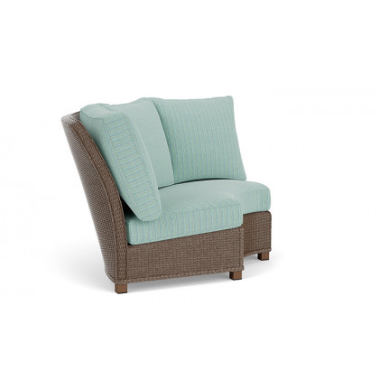 Lloyd Flanders™ Hamptons Wedge Corner Sectional - Bark