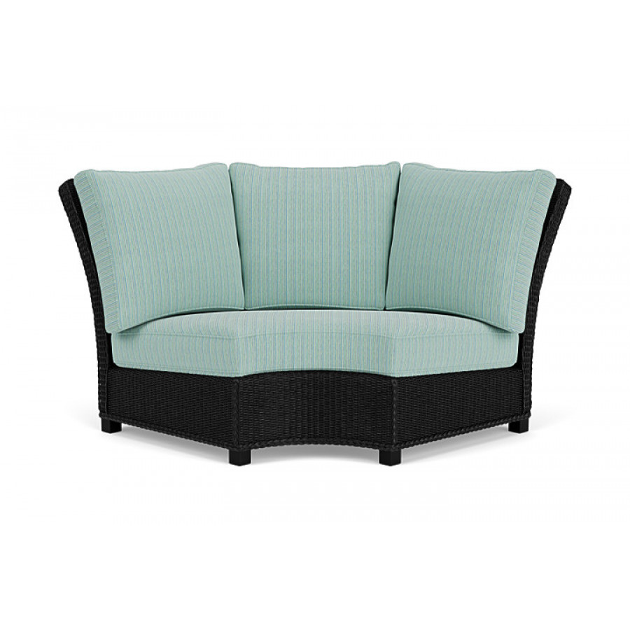 Lloyd Flanders™ Hamptons Wedge Corner Sectional - Ebony