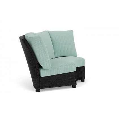 Lloyd Flanders™ Hamptons Wedge Corner Sectional - Ebony