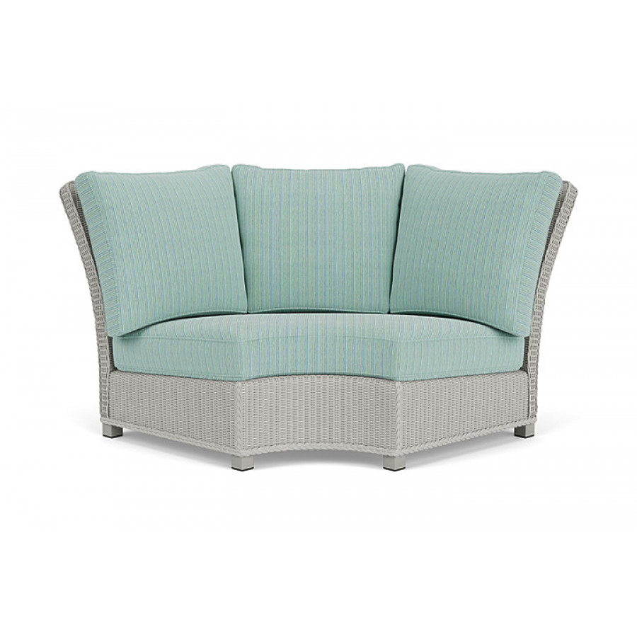 Lloyd Flanders™ Hamptons Wedge Corner Sectional - Platinum