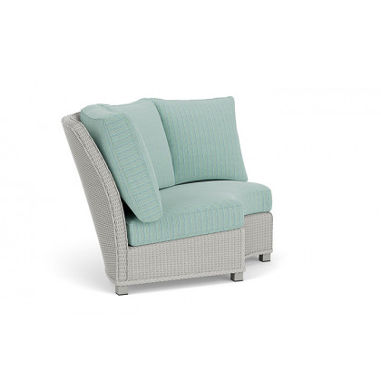 Lloyd Flanders™ Hamptons Wedge Corner Sectional - Platinum