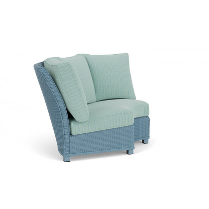 Lloyd Flanders™ Hamptons Wedge Corner Sectional - Stillwater