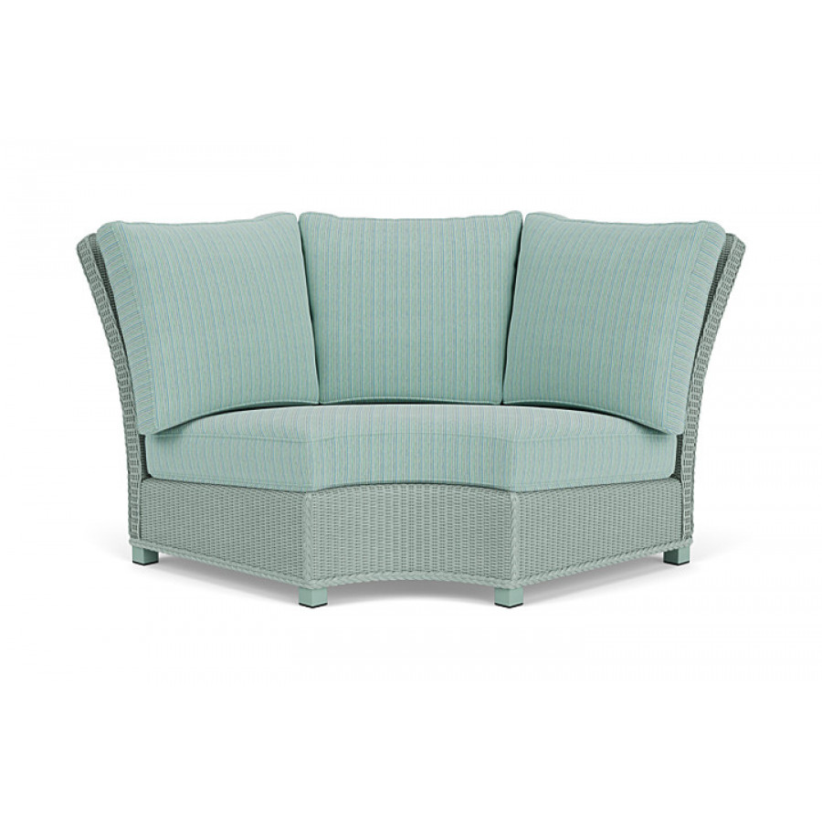 Lloyd Flanders™ Hamptons Wedge Corner Sectional - Sea Glass