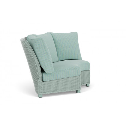 Lloyd Flanders™ Hamptons Wedge Corner Sectional - Sea Glass