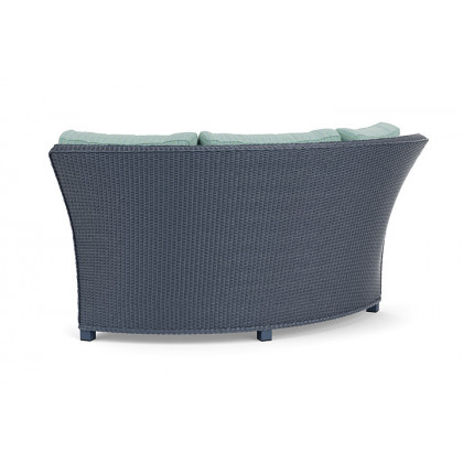 Lloyd Flanders™ Hamptons Wedge Corner Sectional - Denim Blue