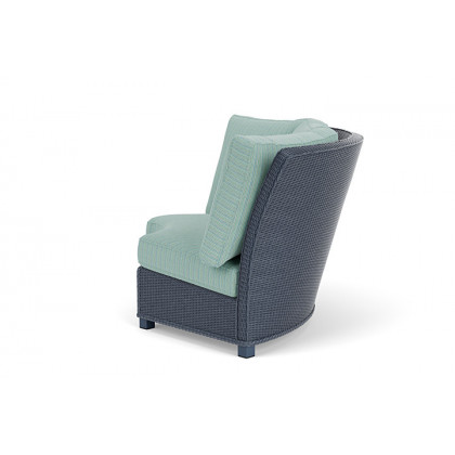 Lloyd Flanders™ Hamptons Wedge Corner Sectional - Denim Blue