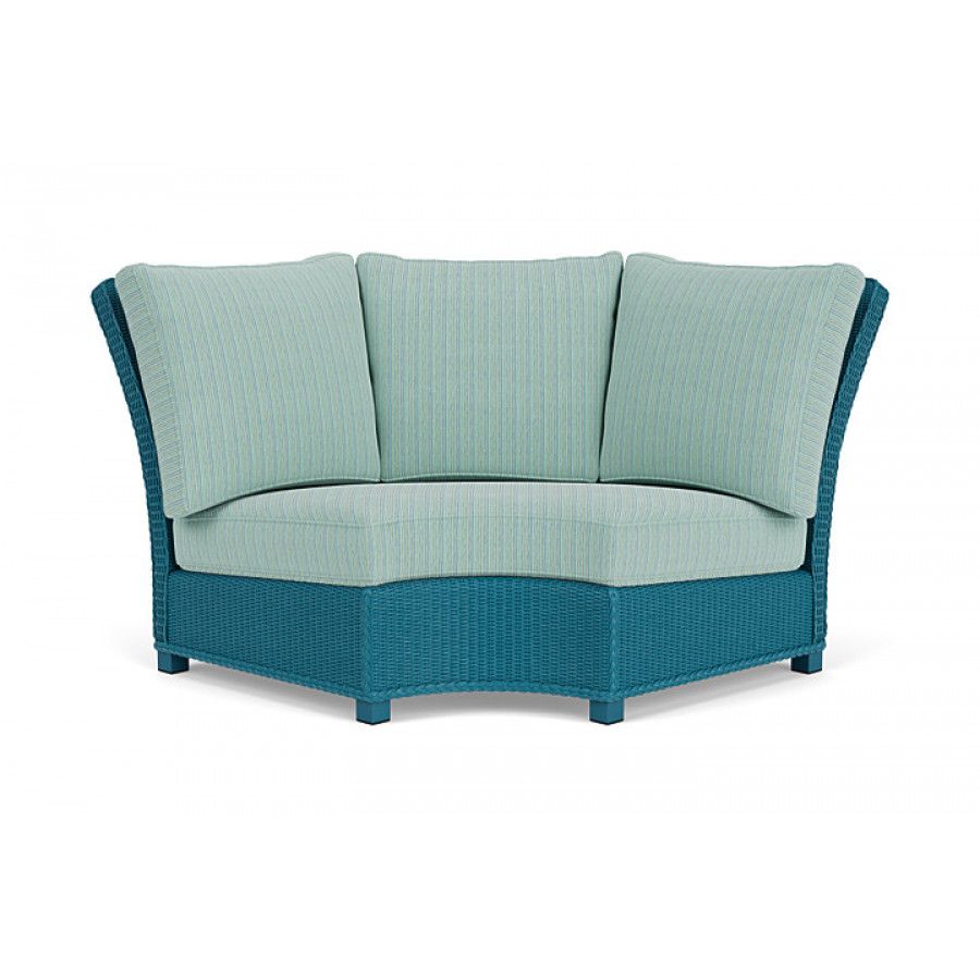 Lloyd Flanders™ Hamptons Wedge Corner Sectional - Peacock