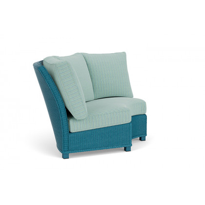 Lloyd Flanders™ Hamptons Wedge Corner Sectional - Peacock