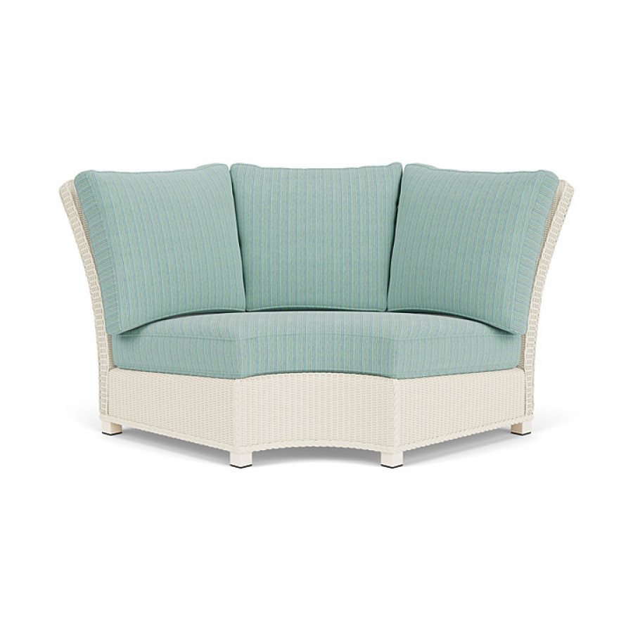 Lloyd Flanders™ Hamptons Wedge Corner Sectional - Ivory