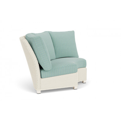 Lloyd Flanders™ Hamptons Wedge Corner Sectional - Ivory