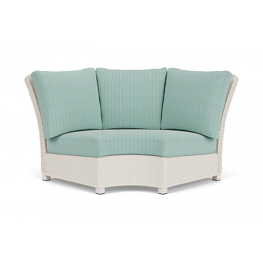 Lloyd Flanders™ Hamptons Wedge Corner Sectional - Antique White