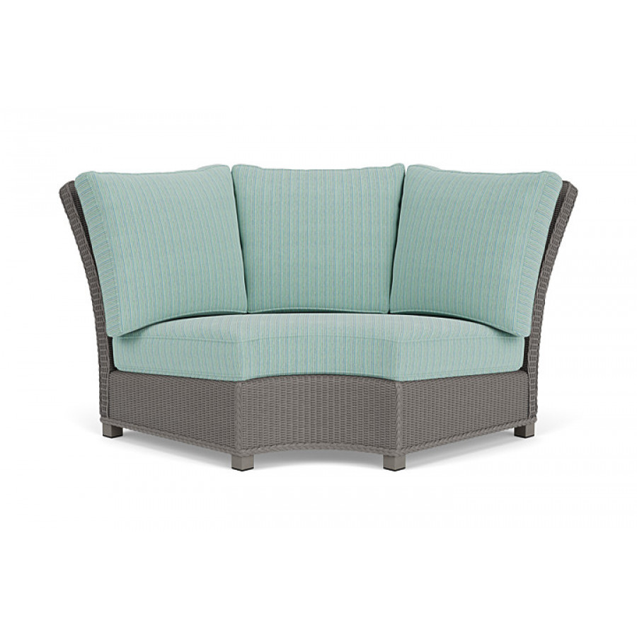 Lloyd Flanders™ Hamptons Wedge Corner Sectional - Pewter
