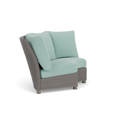 Lloyd Flanders™ Hamptons Wedge Corner Sectional - Pewter