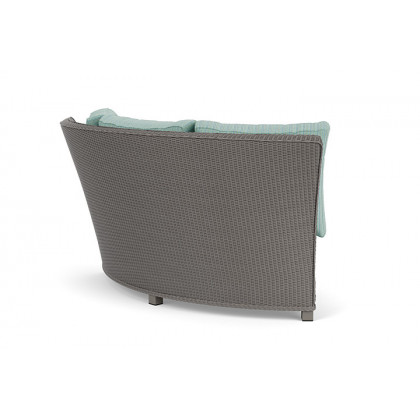 Lloyd Flanders™ Hamptons Wedge Corner Sectional - Pewter