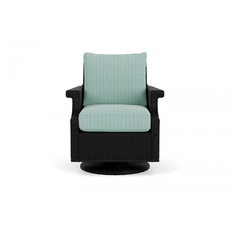 Lloyd Flanders™ Hamptons Swivel Rocker Lounge Chair - Ebony