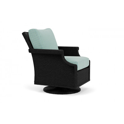 Lloyd Flanders™ Hamptons Swivel Rocker Lounge Chair - Ebony