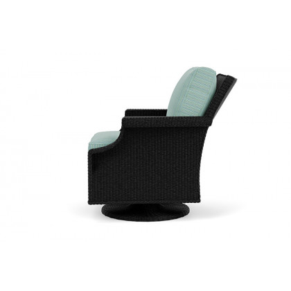 Lloyd Flanders™ Hamptons Swivel Rocker Lounge Chair - Ebony