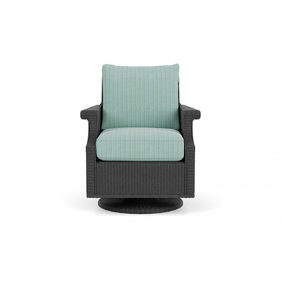 Lloyd Flanders™ Hamptons Swivel Rocker Lounge Chair - Charcoal