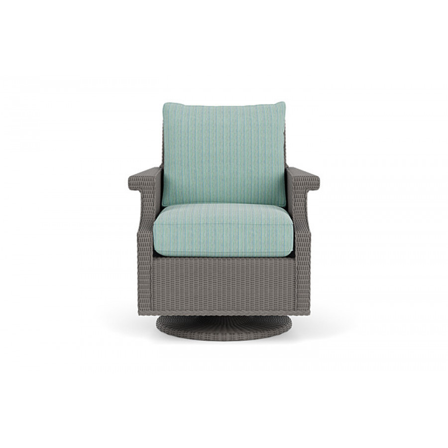 Lloyd Flanders™ Hamptons Swivel Rocker Lounge Chair - Pewter