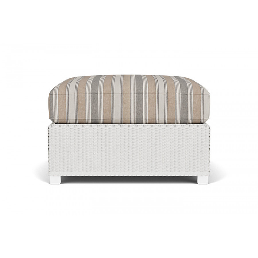 Lloyd Flanders™ Hamptons Large Ottoman - Matte White