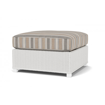 Lloyd Flanders™ Hamptons Large Ottoman - Matte White