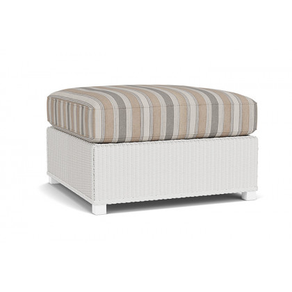 Lloyd Flanders™ Hamptons Large Ottoman - Matte White