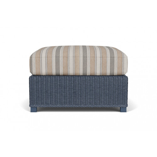 Lloyd Flanders™ Hamptons Large Ottoman - Denim Blue