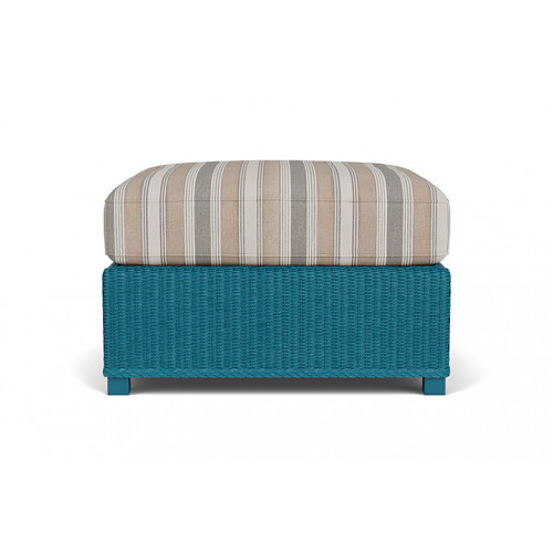 Lloyd Flanders™ Hamptons Large Ottoman - Peacock