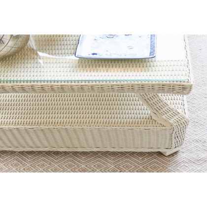 Lloyd Flanders™ Hamptons 37" Square Cocktail Table - Sea Glass