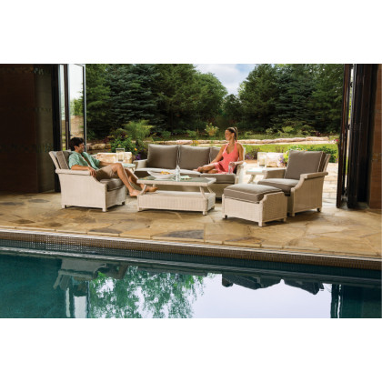 Lloyd Flanders™ Hamptons 43" Rectangular Cocktail Table - Charcoal