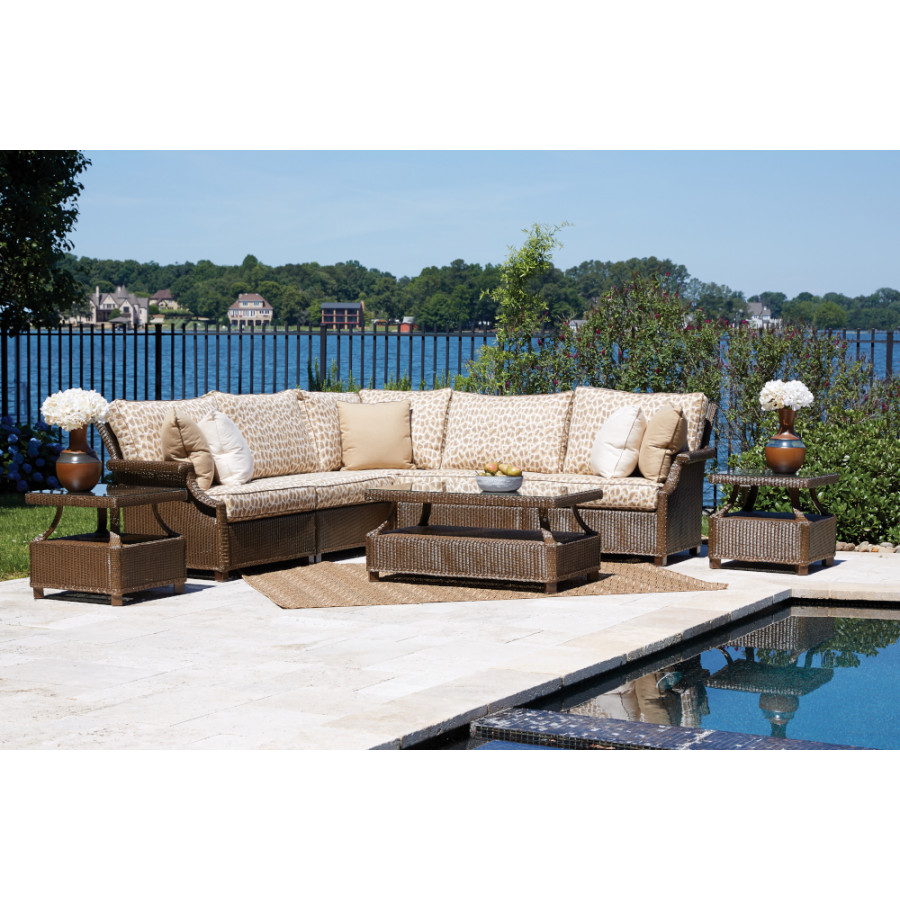 Lloyd Flanders™ Hamptons 73" Rectangular Dining Table - Platinum