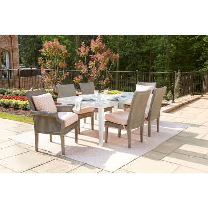 Lloyd Flanders™ Hamptons 73" Rectangular Dining Table - Antique White
