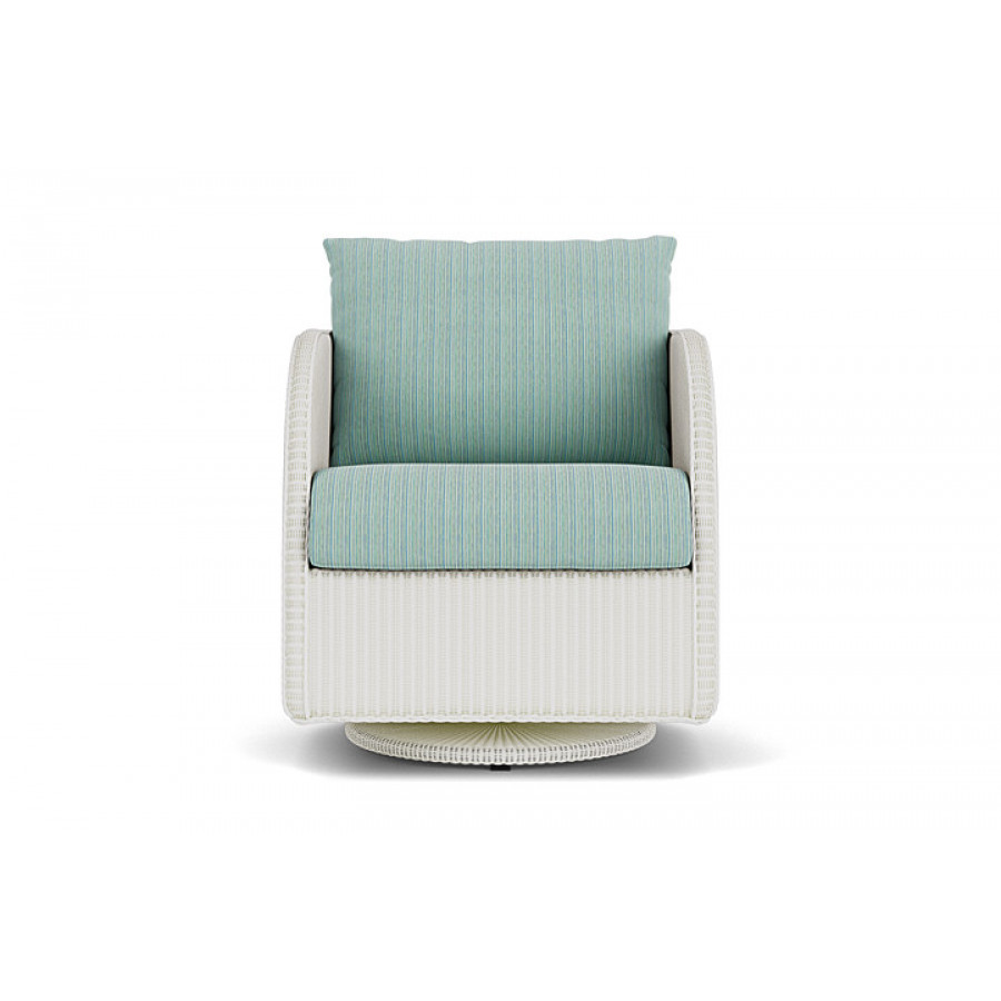 Lloyd Flanders™ Essence Swivel Glider Lounge Chair - Matte White