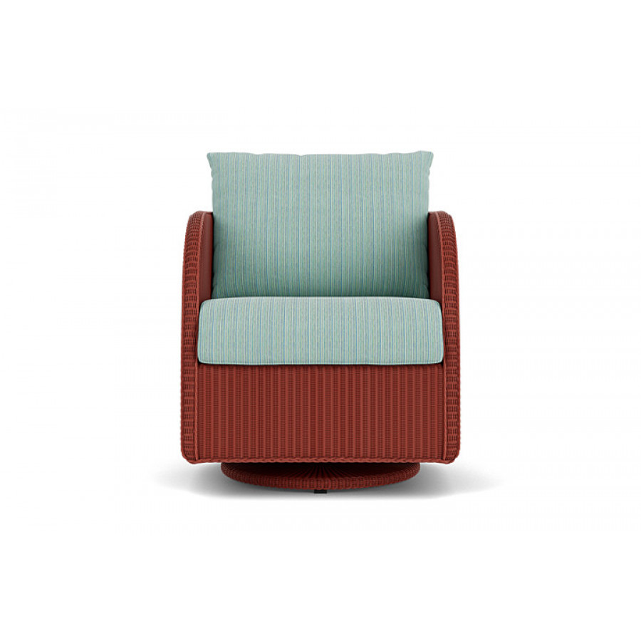 Lloyd Flanders™ Essence Swivel Glider Lounge Chair - Terracotta