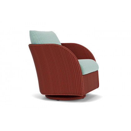 Lloyd Flanders™ Essence Swivel Glider Lounge Chair - Terracotta