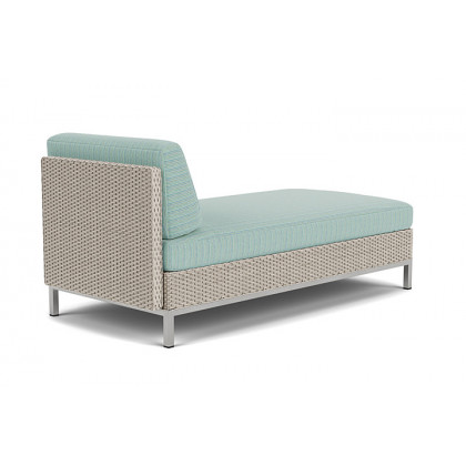 Lloyd Flanders™ Elements Left Arm Chaise with Loom Arm and Back - Linen