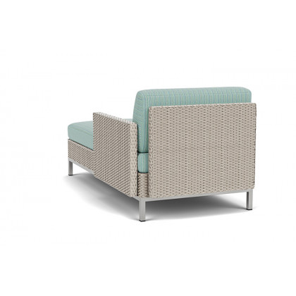 Lloyd Flanders™ Elements Left Arm Chaise with Loom Arm and Back - Linen