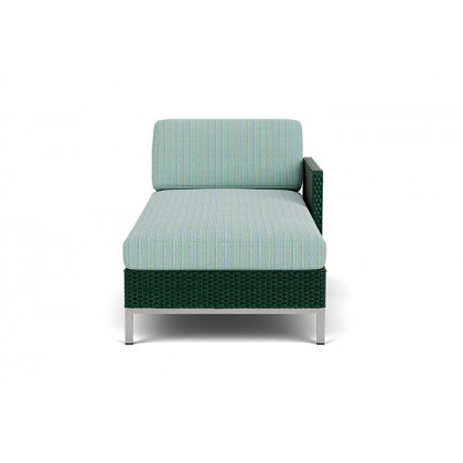 Lloyd Flanders - Elements Left Arm Chaise with Loom Arm and Back