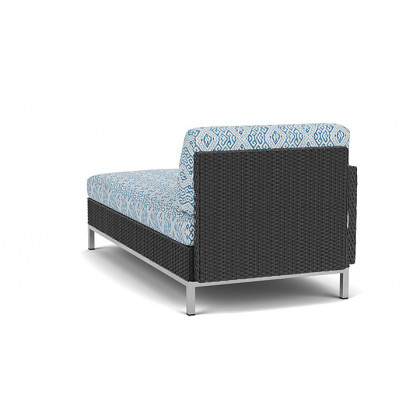 Lloyd Flanders™ Elements Right Arm Chaise with Loom Arm and Back - Charcoal