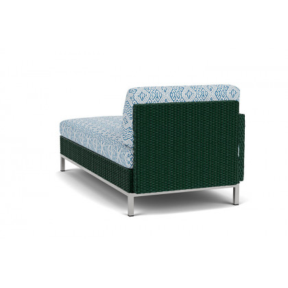Lloyd Flanders™ Elements Right Arm Chaise with Loom Arm and Back - Woodland
