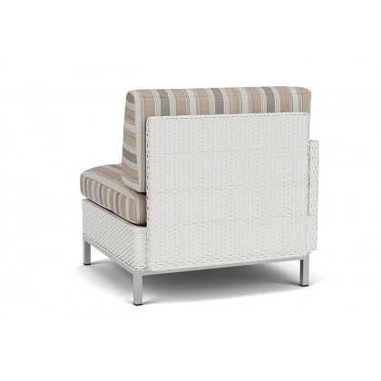 Lloyd Flanders™ Elements Right Arm Lounge Chair with Loom Arm and Back - Matte White