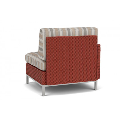 Lloyd Flanders™ Elements Right Arm Lounge Chair with Loom Arm and Back - Terracotta