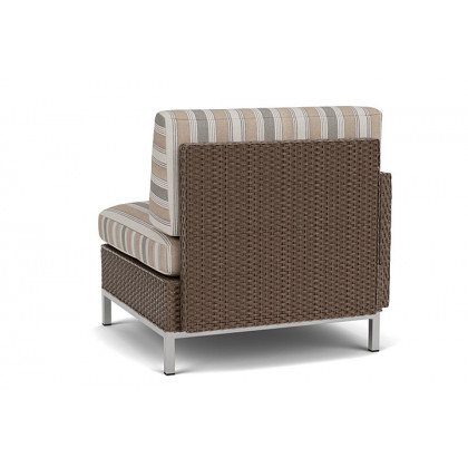 Lloyd Flanders™ Elements Right Arm Lounge Chair with Loom Arm and Back - Bark