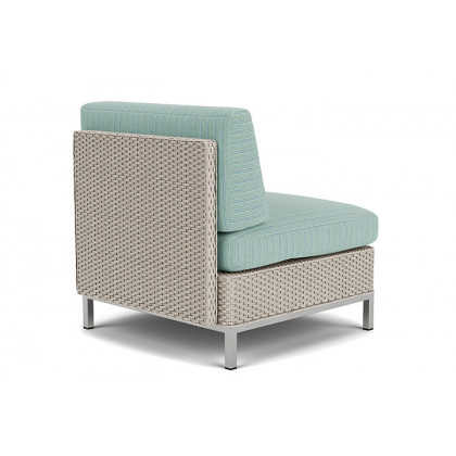 Lloyd Flanders™ Elements  Left Arm Lounge Chair with Loom Arm and Back - Linen
