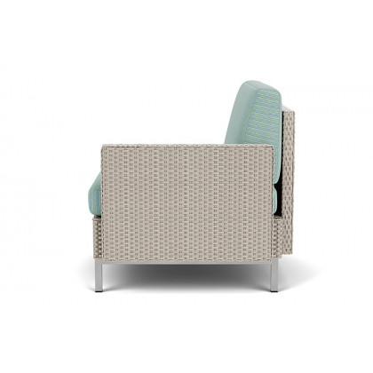 Lloyd Flanders™ Elements  Left Arm Lounge Chair with Loom Arm and Back - Linen