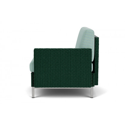 Lloyd Flanders™ Elements  Left Arm Lounge Chair with Loom Arm and Back - Woodland