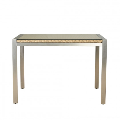 Lloyd Flanders™ Elements 42" Square Dining Table - Charcoal