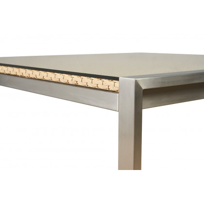 Lloyd Flanders™ Elements 42" Square Dining Table - Hickory