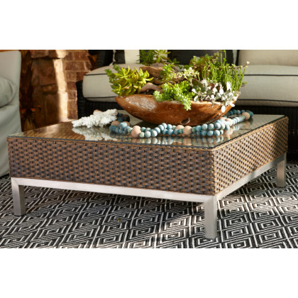 Lloyd Flanders™ Elements 30" Square End Table - Charcoal